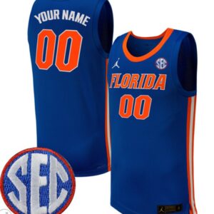 Custom Florida Gators Jersey College Basketball Stiched Limited Royal Blue