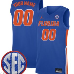 Custom Florida Gators Jersey College Basketball Stiched Royal Blue