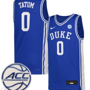 Jayson Tatum Jersey #0 Duke Blue Devils College Basketball Stiched Blue