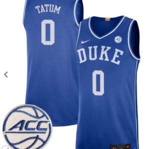 Jayson Tatum Jersey #0 Duke Blue Devils College Basketball Stiched Limited Blue