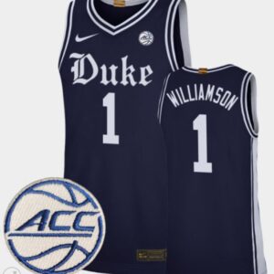 Zion Williamson Jersey #1 Duke Blue Devils Basketball Stiched Limited Navy