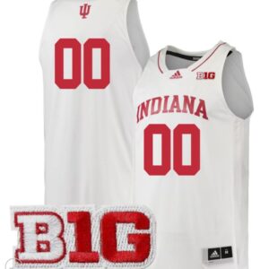 Custom Indiana Hoosiers Jersey College Basketball Stiched White