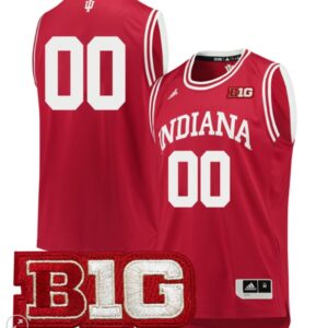 Custom Indiana Hoosiers Jersey College Basketball Stiched Crimson