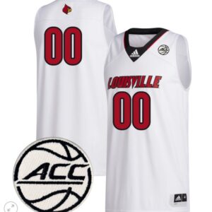Custom Louisville Cardinals Jersey College Basketball Stiched White