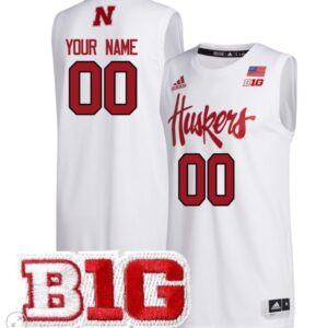 Custom Nebraska Cornhuskers Jersey NCAA College Basketball Stiched White
