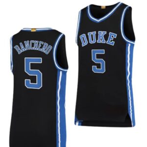 Men's #5 Paolo Banchero Jersey Duke Blue Devils College Basketball Jerseys Black