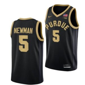 Men's #5 Brandon Newman Jersey Purdue Boilermakers College Basketball Jerseys Black