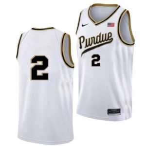 Men's #2 Fletcher Loyer Jersey Purdue Boilermakers Basketball Jerseys Rick Mount Throwback No Name