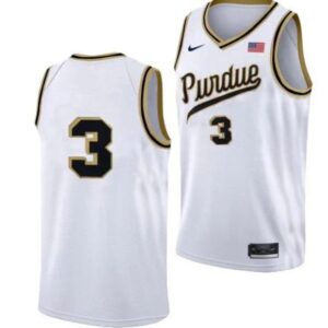 Men's #3 Braden Smith Jersey Purdue Boilermakers Basketball Jerseys Rick Mount Throwback No Name