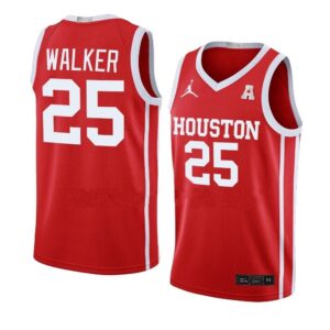 Men's #25 Jarace Walker Jersey Houston Cougars College Basketball Jerseys Red