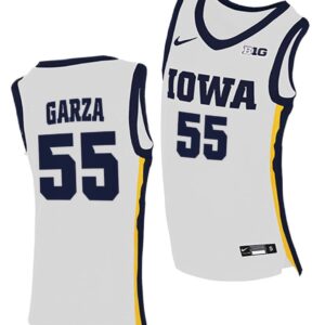 JLuka Garza Jersey Iowa Hawkeyes College Basketball Black Swingman #55