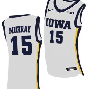 Keegan Murray Jersey Iowa Hawkeyes College Basketball White #15