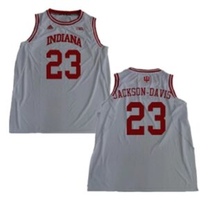 NCAA Trayce Jackson Davis Jersey  Indiana Hoosiers 23 College Basketball Jerseys White