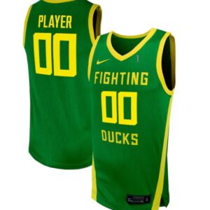 Custom Oregon Ducks Jersey Name, Number NIL Basketball Green