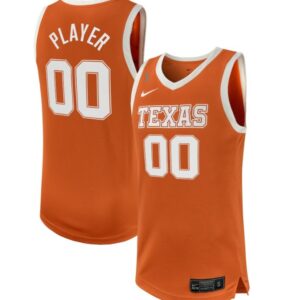 Custom Texas Longhorns Jersey Name, Number NIL Basketball Texas Orange