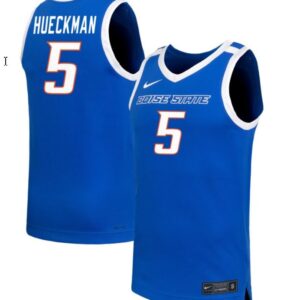 Allie Hueckman Jersey #5 Boise State Broncos NIL Basketball Royal