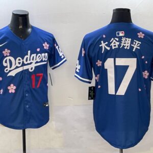 Men's Shohei Ohtani #17 Los Angeles Dodgers 2025 Tokyo Series Jersey Royal Christmas Gift