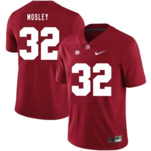 Alabama Crimson Tide #32 C.J. Mosley College Football Jersey Red