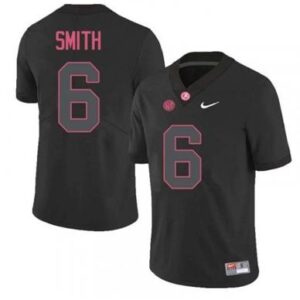 Alabama Crimson Tide #6 DeVonta Smith College NCAA Football Black Jersey
