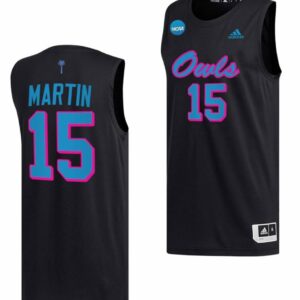 Alijah Martin Jersey FAU Owls College Basketball 2023 NCAA March Madness Black  (+ 1 more items)