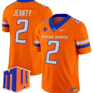 Ashton Jeanty Jersey #2 College Football Stitched Orange