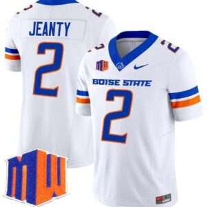 Ashton Jeanty Jersey #2 Vapor Limited College Football Stitched White