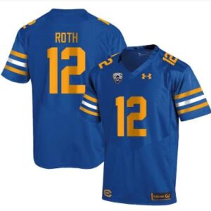 Cal Bears Joe Roth Jersey #12 College Football 2023 Stitched Royal