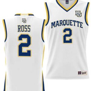 Chase Ross Jersey #2 Marquette Golden Eagles NIL Basketball Lightweight White