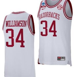 Corliss Williamson Jersey Arkansas Basketball 2022 NCAA Retro White #34
