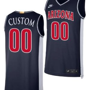 Custom Arizona Wildcats Jersey Name and Number Limited Retro Basketball Navy
