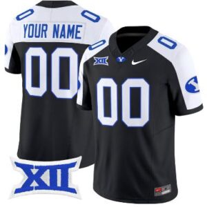 Custom BYU Cougars Jersey Limited College Football Stitched Black Alternate
