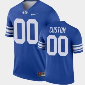 Custom BYU Cougars Jersey Name and Number NCAA College Football Legend Royal