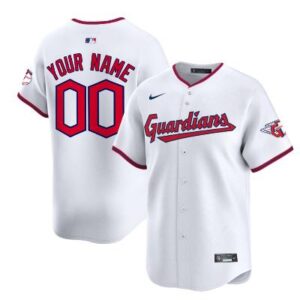 Custom Cleveland Guardians Jersey 2025 Vapor Premier Limited All Stitched White