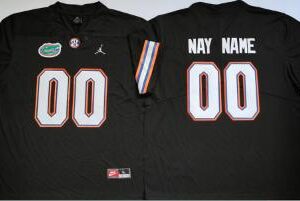 Custom Florida Gators Jersey Name and Number NCAA College Football Black