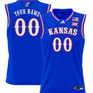 Custom Kansas Jayhawks Jersey 2024 Lightweight Basketball Stitched Royal