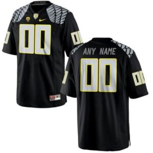 Custom Oregon Ducks Jersey Name and Number NCAA College Football Black Stitched