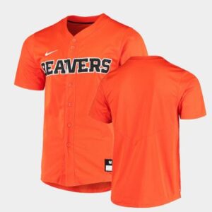 Custom Oregon State Baseball Jersey Name, Number Beavers College Orange Elite