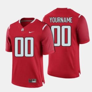 Custom Rutgers Scarlet Knights Jersey Name and Number NCAA College Football Red