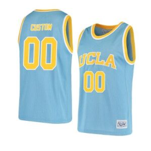 Custom UCLA Bruins Basketball Jersey College Name and Number Replica Blue