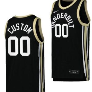 Custom Vanderbilt Commodores Jersey Name and Number College Basketball Uniform
