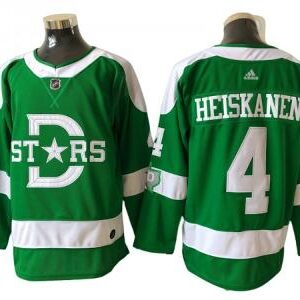 Dallas Stars #4 Miro Heiskanen Green Winter Classic Jersey