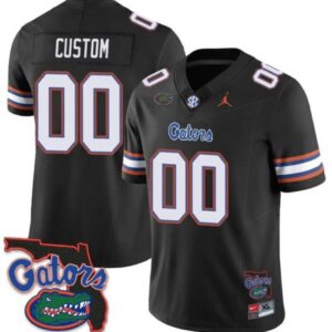 Florida Gators ACTIVE PLAYER Custom Black 2023 F.U.S.E. Stitched Football Jersey