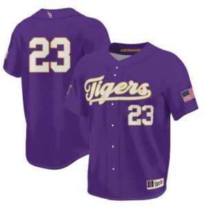 GameDay Greats #23 LSU Tigers Baseball 2023 NCAA College Purple Elite Alumni