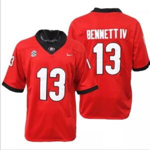 Georgia Bulldogs #13 Stetson Bennett IV Jersey Game College Football Jerseys