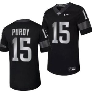 Iowa State Cyclones #15 Brock Purdy College Football Stitched Jersey Black Color