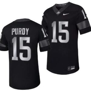 Iowa State Cyclones Brock Purdy Jersey Alternate College Football Black #15