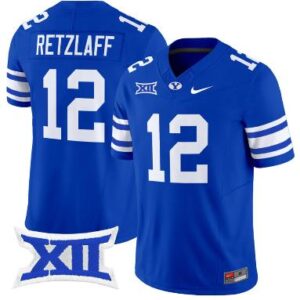 Jake Retzlaff Jersey #12 Vapor Limited College Football Stitched Royal
