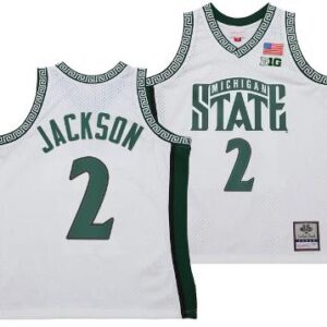 Jaren Jackson J Jersey #2 Michigan State 125th Anniversary 1999 Throwback White