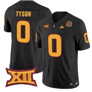 Jordyn Tyson Jersey #0 Arizona State Sun Devils Vapor Limited Football Black