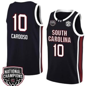 Kamilla Cardoso Jersey #10 South Carolina GamecocksNCAA National Champions Black